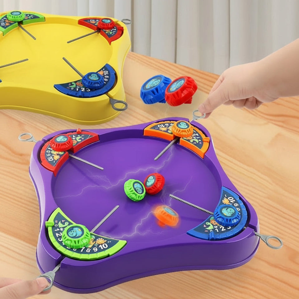 SpinArena – Aktiv & Interaktiv – Spielset mit Zugschnur und Kreisel