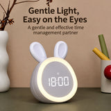 BunnyGlow – Niedlich & praktisch – Digitaler Kinderwecker mit Nachtlicht