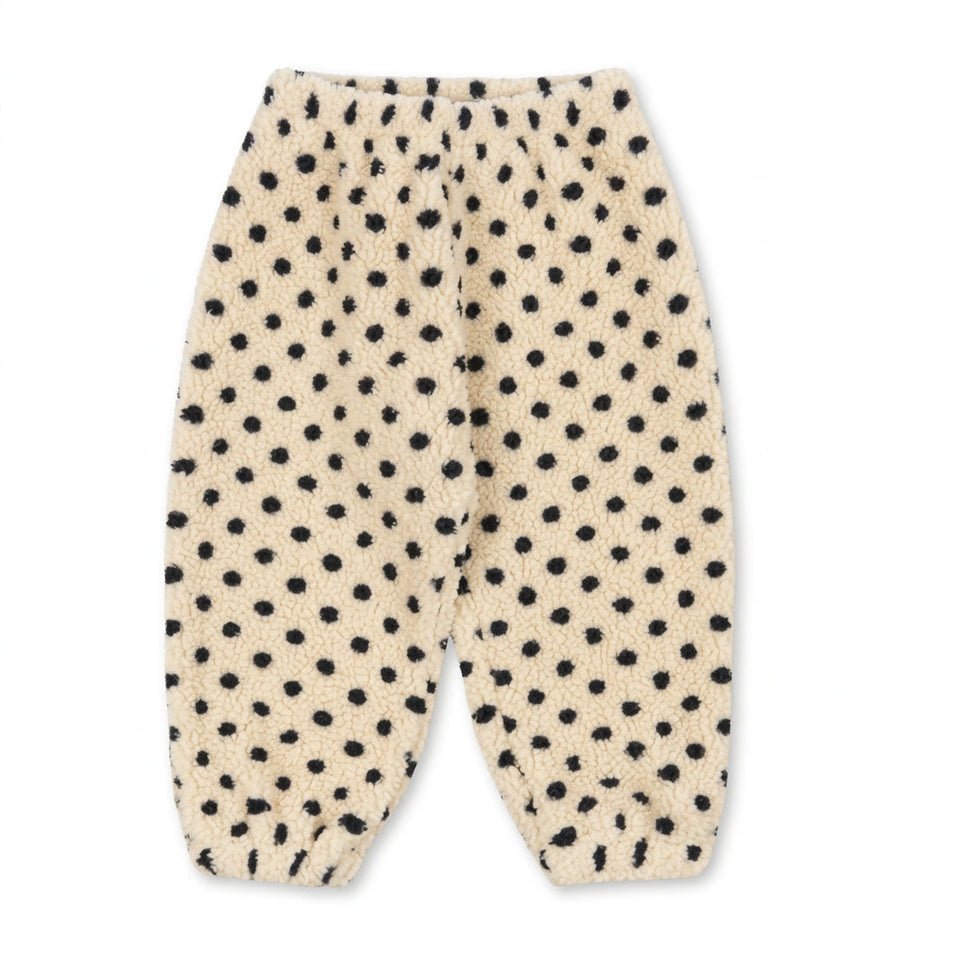 FuzzyPants – Weich & warm – Plüsch-Kinderhose mit verspielten Motiven