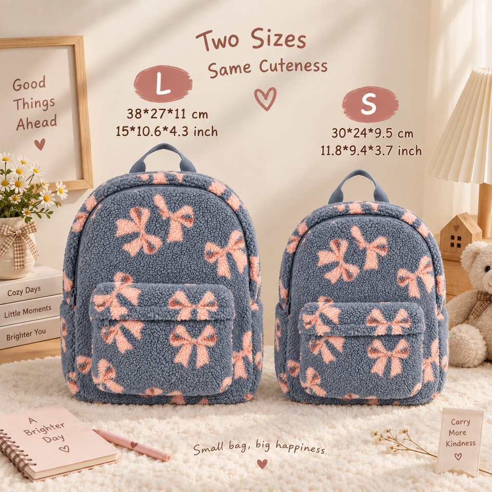 FluffyGo – Süß & Trendig – Teddy-Rucksack