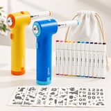 PaintBuddy – Kreativ & Lernreich – Tragbares Airbrush-Zeichenset