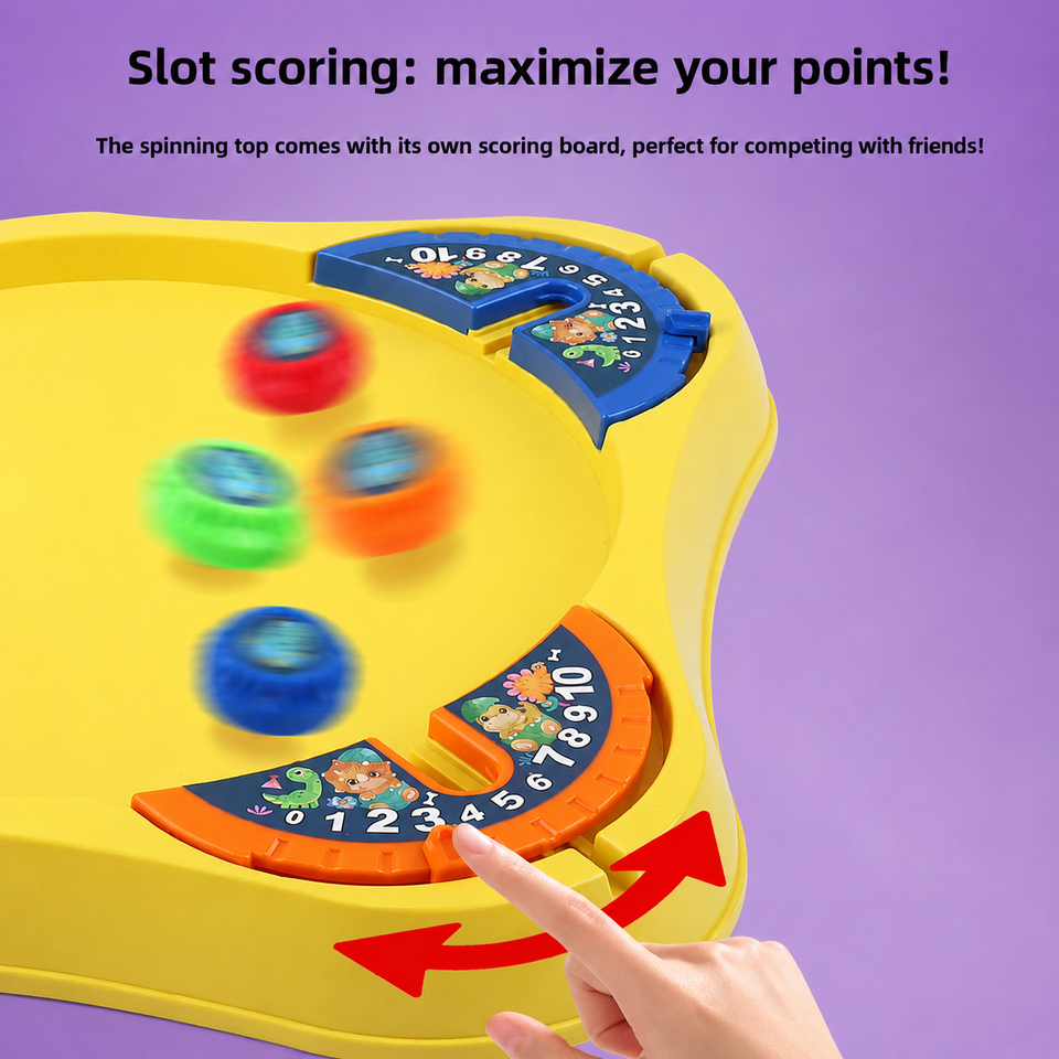 SpinArena – Aktiv & Interaktiv – Spielset mit Zugschnur und Kreisel