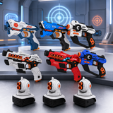 TargetPro – Wettkampf & Abenteuer – Laser-Schießspiel-Set mit Pistolen