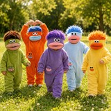 LittleMonster – Bequem & niedlich – Kinder-Strampler mit lustigem Monster-Motiv