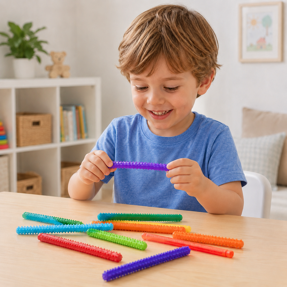 SensoryFlex – Beruhigend & interaktiv – Sensorische Fidget-Sticks