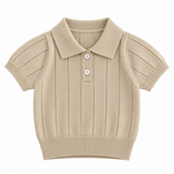 MiniLuxe – Elegant & bequem – Polohemd aus Strickstoff