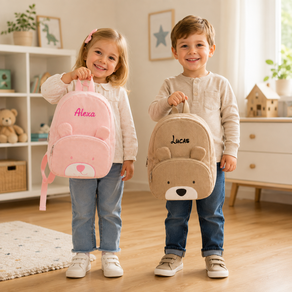 MyLittleBag – Persönlich & Niedlich – Personalisierter Kinderrucksack mit Namen und Tiermotiv