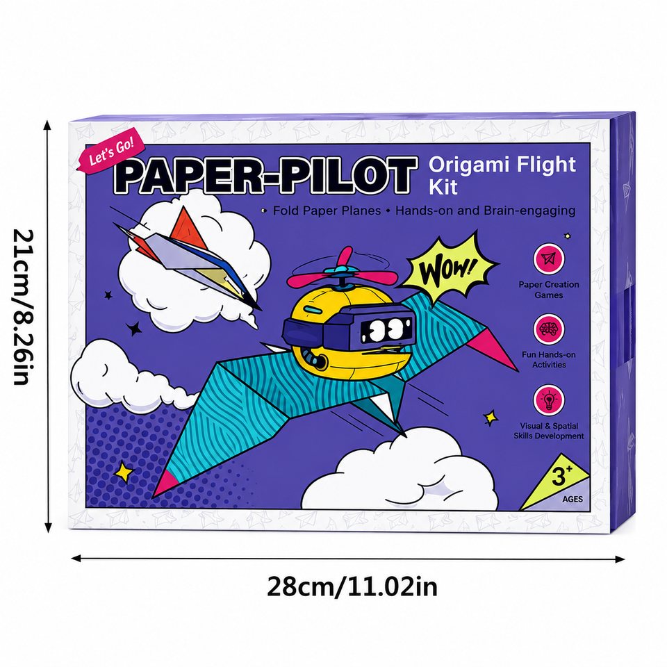 PaperFly – Kreativ & lehrreich – Origami-Flugzeug-Set