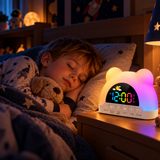TinySunrise – Sanft & funktional – Digitaler Wecker mit Sonnenaufgangslicht