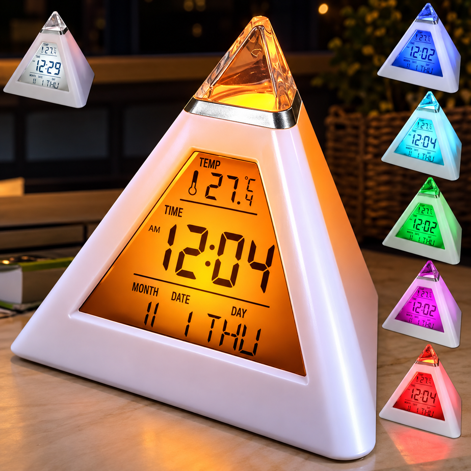 ColorTime – Farbenfroh & multifunktional – Digitaler Kinderwecker mit Nachtlicht