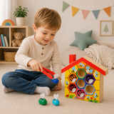 HoneyHive – Montessori & pädagogisch – Holz-Bienen-Sortierspiel
