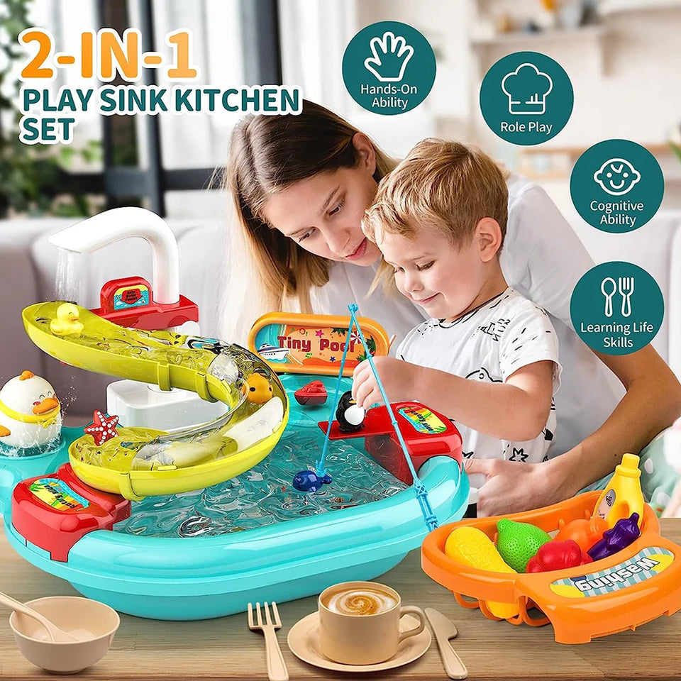 Pretend Play Kitchen™ - Wasserspaß für alle - Spielküchen-Set