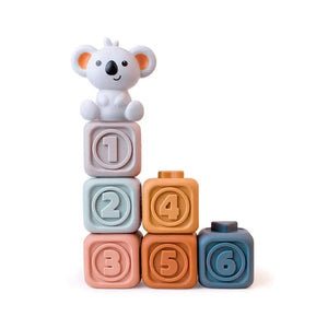 Koala Cubes™ - Zahnfreundlicher Turm - Zahnungsspielzeug