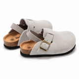LittleWalk – Bequem & trendy – Sandalen im Clog-Stil aus Wildleder