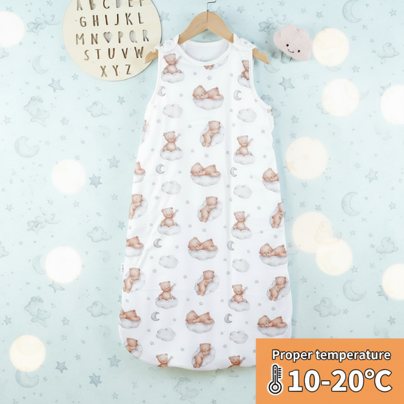 LittleDreams – Weich & atmungsaktiv – Ärmelloser Babyschlafsack