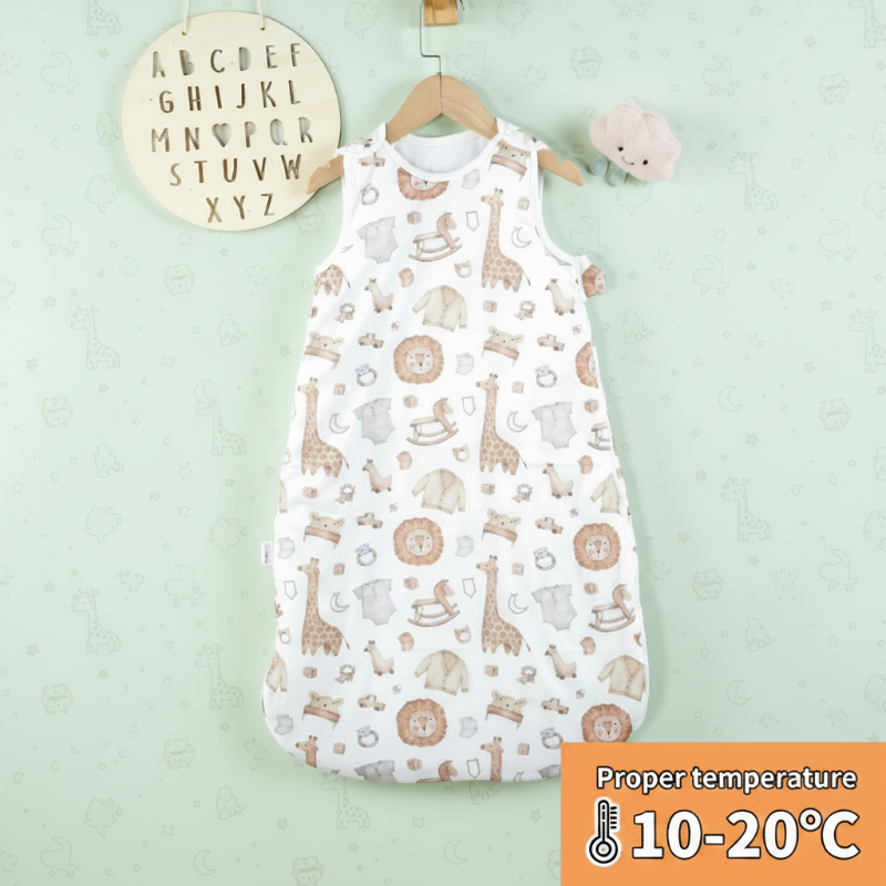 LittleDreams – Weich & atmungsaktiv – Ärmelloser Babyschlafsack
