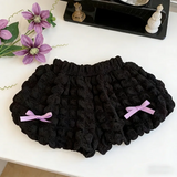 LovelyBloom – Weich & niedlich – Kinderhose mit Rüschen und Schleife