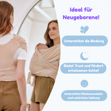 SoftNest - Bequem, atmungsaktiv und sicher – ergonomische Babytrage
