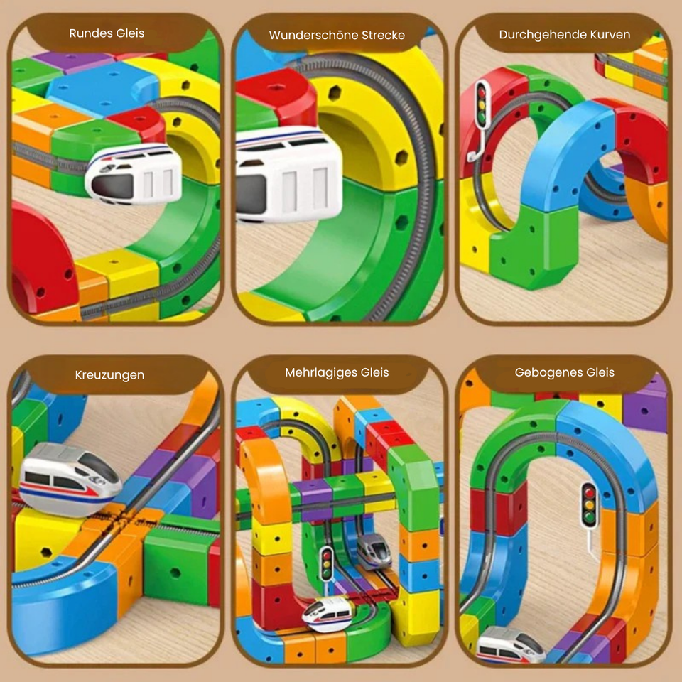 DIY Cube Track – Kreativ & Aktiv – Kreative DIY-Eisenbahnbahn