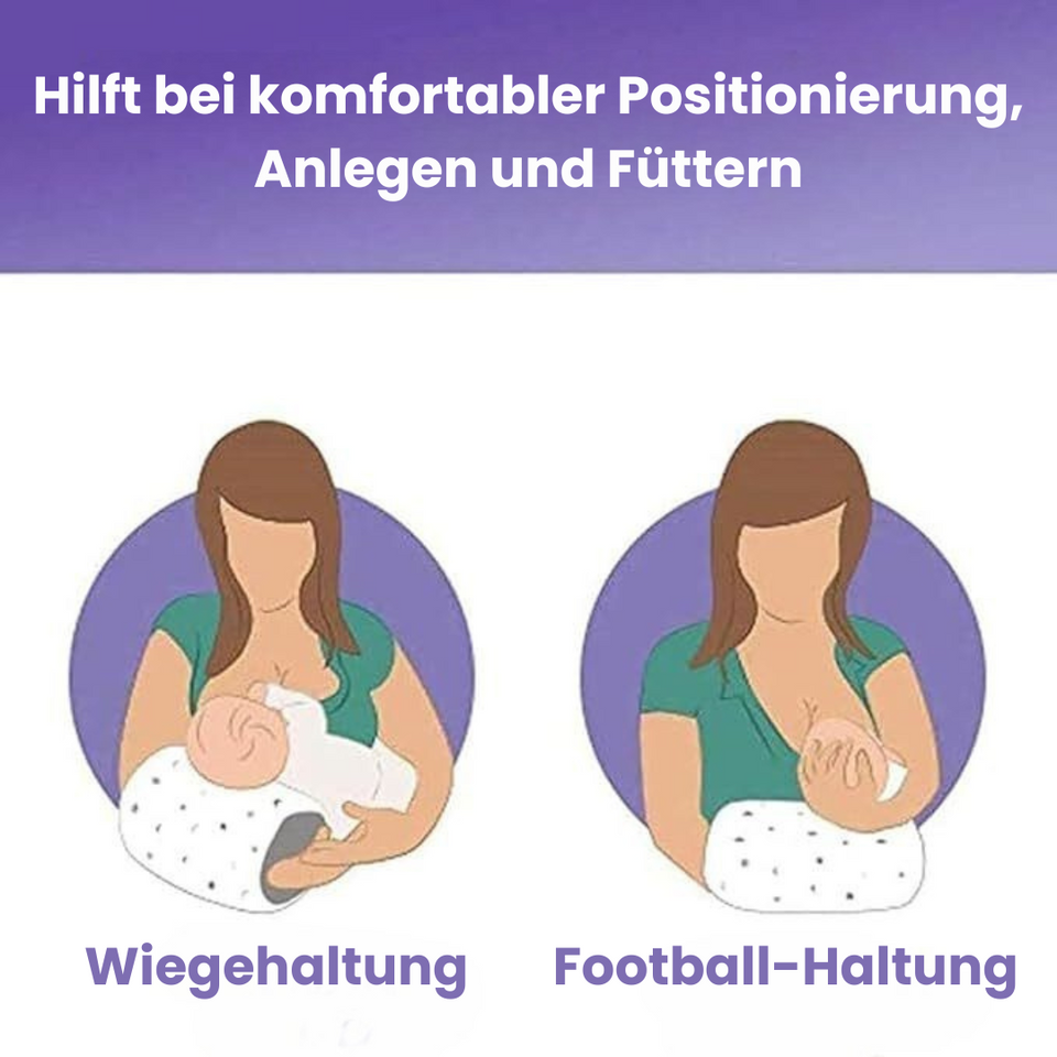 MamáEase – Ergonomisch & weich – Stillkissen für Babys