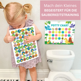 Potty Training – Spielerisch & motivierend - Töpfchentrainingskarte mit Stickern