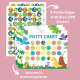 Potty Training – Spielerisch & motivierend - Töpfchentrainingskarte mit Stickern