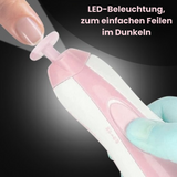 SafeCare – Geräuschlos & sicher – Elektrisches Baby-Nagelfeilen-Set