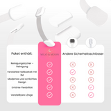 Milo & Moon – Unsichtbare Sicherheit – Kindersichere Schrank- und Schubladensicherungen (8 Stück)