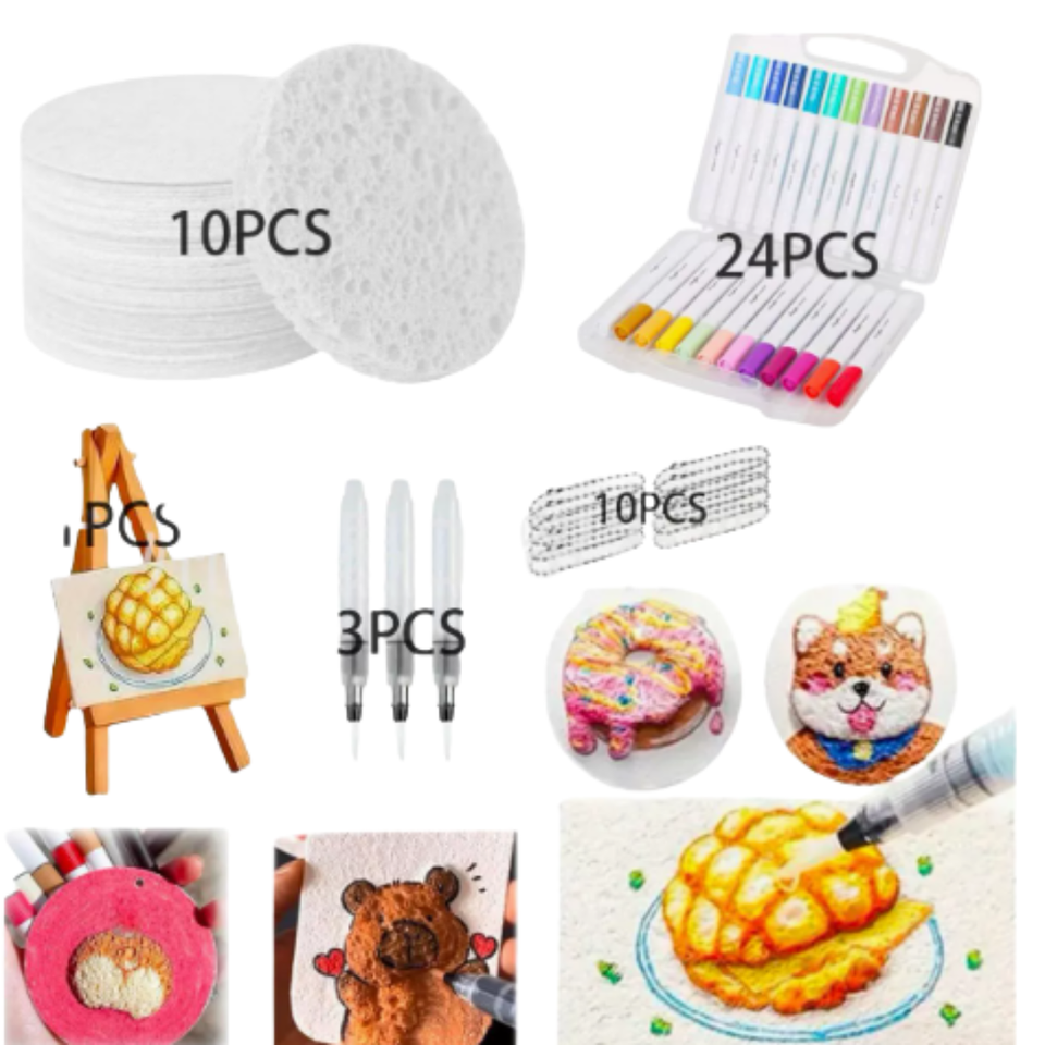 MagicFoam – Farbenfroh und kreativ – Kreatives Texturstift-Set