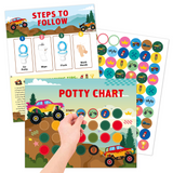 Potty Training – Spielerisch & motivierend - Töpfchentrainingskarte mit Stickern