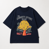 MushroomPlay – Casual & Streetwear – Oversized-T-Shirt mit Pilz-Print