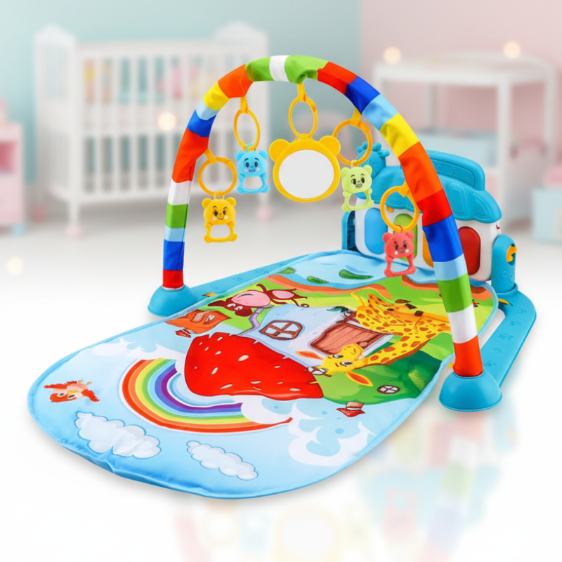 Musical Baby Play Gym – Farbenfroh & lehrreich – Baby-Gymnastikmatte