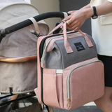 Nuvella Baby – Immer vorbereitet – Multifunktionale Wickeltasche mit Bettchen