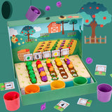 EduFarm – Spielerisches Lernen - Montessori-Zähl- und Ausmalspiel für Kinder