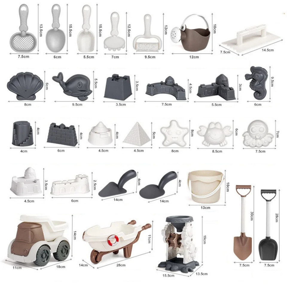 Beach Set™ - Förderung von Kreativität und Geschicklichkeit - Strandspaß-Set für Kinder