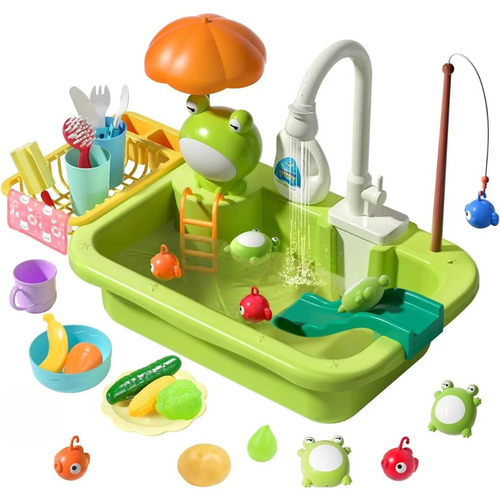 Children Kitchen – Wasserspaß & Lernen – 2-in-1-Spülbecken