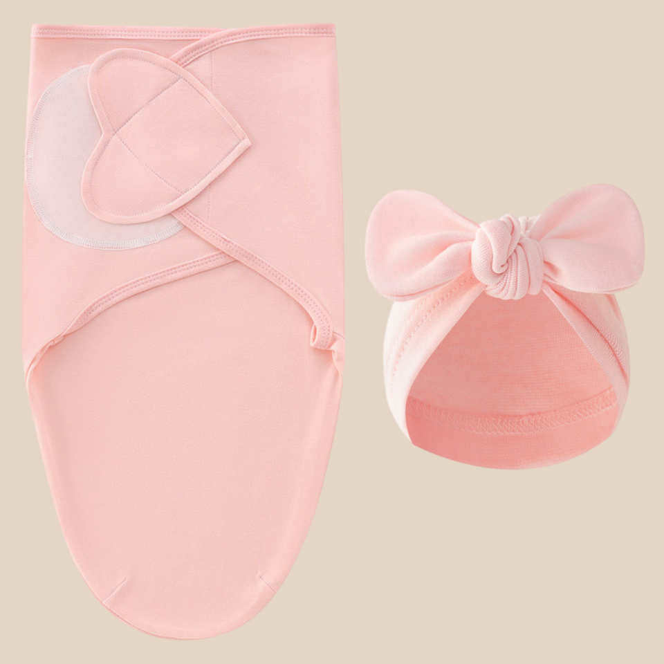 DreamNest – Ruhe & Komfort – Luxuriöses Wickeltuch mit Mütze