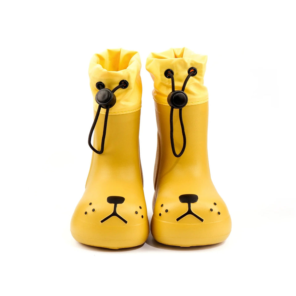 PuddlePaws Kids – Wasserdicht und verspielt - Woof Regenstiefel
