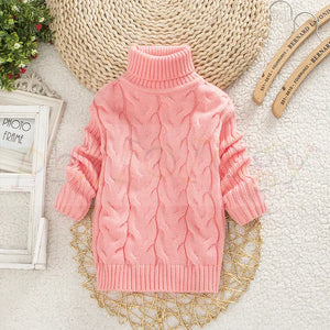 Mini Fashion™ - Teddybär Rollkragenpullover Kinderpullover