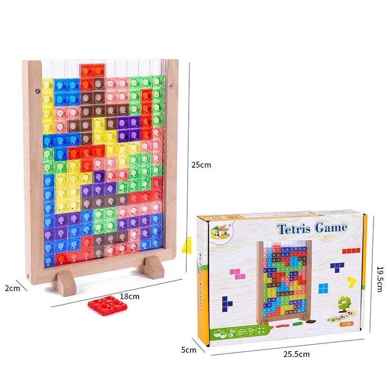 Woods™ | 3D-Tetris-Puzzlebrett