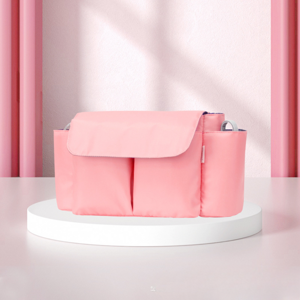 ToddlerOrganizer – Wasserabweisend & geräumig – Kinderwagen-Organizer mit Flaschenhaltern