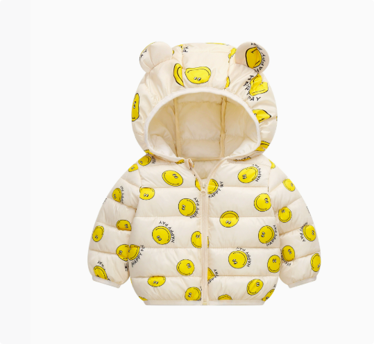 Mini Fashion™ - Polyester Wintermantel mit Kapuze