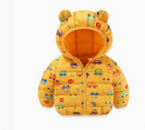 Mini Fashion™ - Polyester Wintermantel mit Kapuze