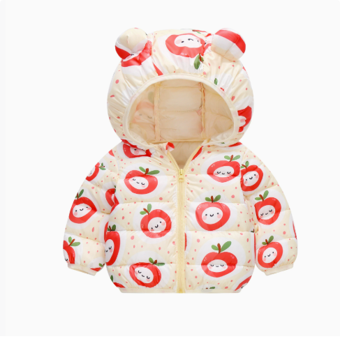 Mini Fashion™ - Polyester Wintermantel mit Kapuze