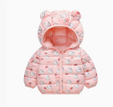 Mini Fashion™ - Polyester Wintermantel mit Kapuze