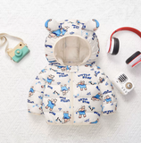 Mini Fashion™ - Polyester Wintermantel mit Kapuze