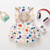 Mini Fashion™ - Polyester Wintermantel mit Kapuze