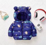 Mini Fashion™ - Polyester Wintermantel mit Kapuze