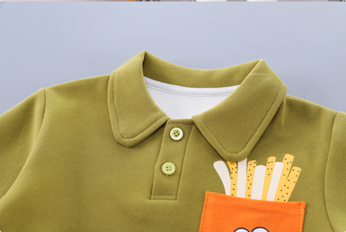 Mini Fashion™ - Niedliche Pommes - Zweiteiliges Outfit