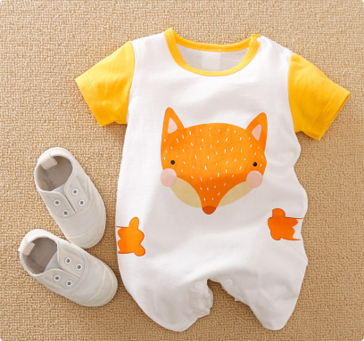 Mini Fashion™ - Komfort für jede Nacht - Kurzärmeliger Pyjama-Body